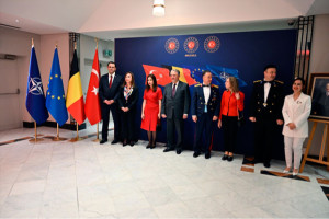 Brüksel'de Türk temsilcilikleri, Cumhuriyet Bayramı için ortak resepsiyon verdi